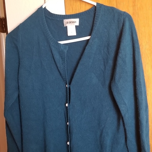 CB Design Teal sweater - Picture 2 of 4